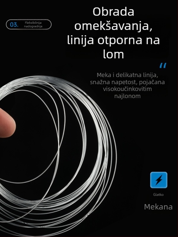Najlon glavna ribolovna linija, visoka snaga, 500 m / 300 m, Yaoxin Silkworm marka