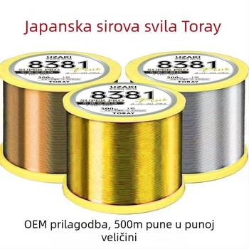 UZAKI nylon glavna linija za pecanje – vrlo dobra snaga, 1 kutija s 10 komada, ribolovna linija