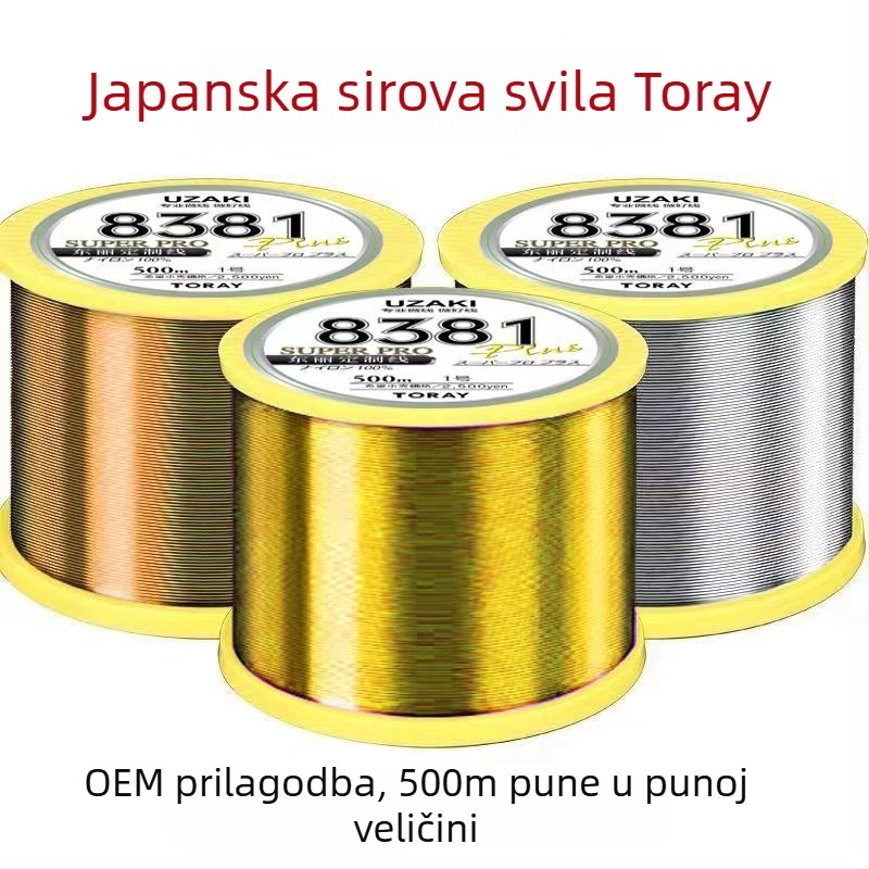 UZAKI nylon glavna linija za pecanje – vrlo dobra snaga, 1 kutija s 10 komada, ribolovna linija