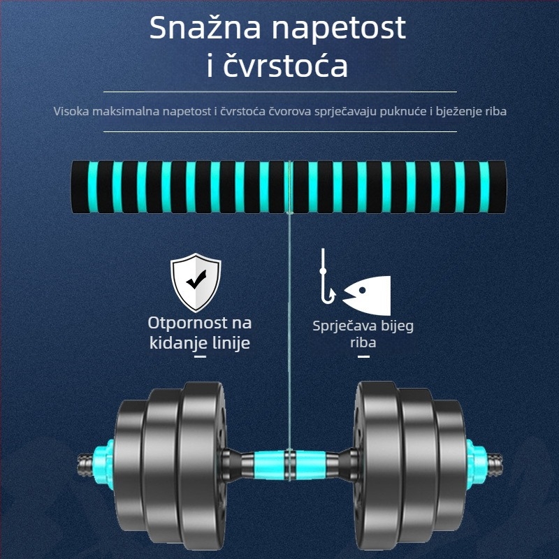 Lakeside glavna linija – najlon, visoka napetost, nevidljiva pod vodom