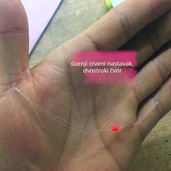 Seven-Star plovak s kukom i najlonskom glavnom linijom, biomimeticki kuk