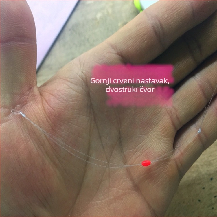 Seven-Star plovak s kukom i najlonskom glavnom linijom, biomimeticki kuk