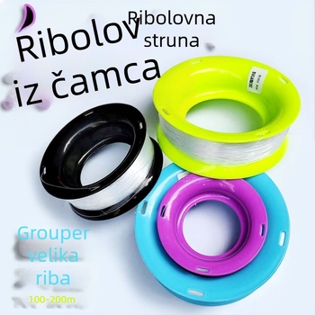 Najlon glavna linija za ribolov – prozirna, visoke čvrstoće, za velike ribe, morski i slatkovodni ribolov