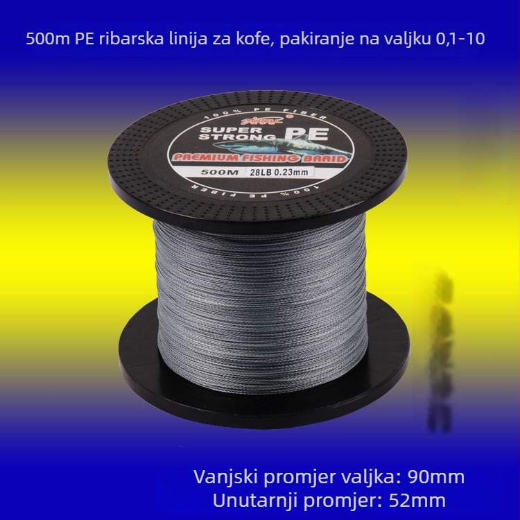 Fishing profit Glavna linija, PE materijal, izvrsna čvrstoća, 1 kom