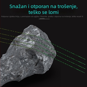 Sharpness glavna ribolovna linija, PE materijal, 200 m, jaka snaga povlačenja