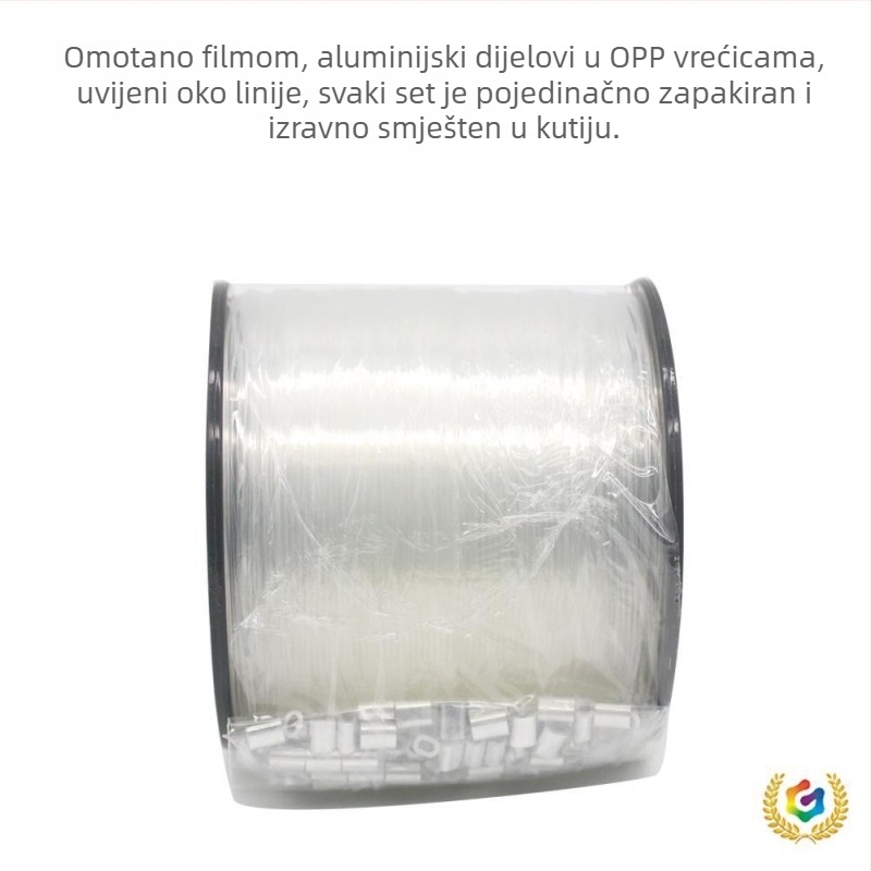 Najlonska glavna ribolovna linija, nosivost 75 lb, kutija 200 komada