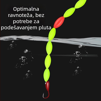 Ušica s olovnom glavom i plovkom sa sedam zvjezdica, tradicionalni plovak za karasa, visoka osjetljivost