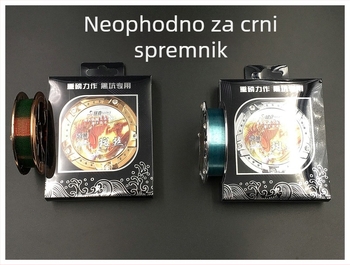 Najlon glavna linija za ribolov s kamuflažnim točkastim uzorkom, mijenja boju, visoka čvrstoća za morski ribolov.