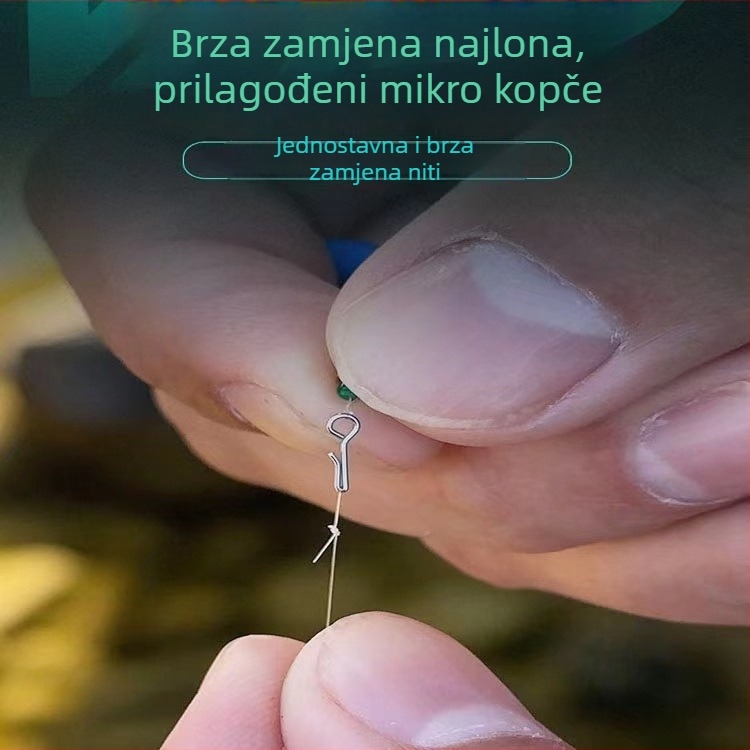 Set linija za ribolov – ručno spojene, fin dizajn, materijal od pjenaste žice za ribolov u potocima i jezerima