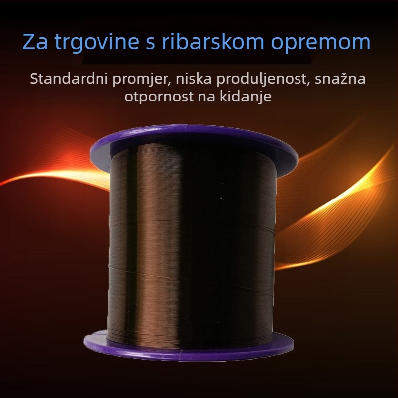 Podlinija za ribolov od najlona — vrlo dobra čvrstoća; 6 cijevi u kutiji; dobra otpornost na volumen; snažna prilagodba na vodu; dobra mekoća