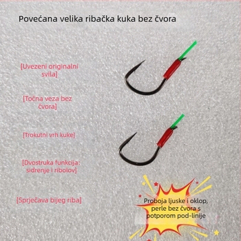 A60 Crank – Unaprijeđena Velika Ribarska Kukа S Bezuzlovnim Vodičem, Perla i Sidreno Ojačanu Najlonsku LIniju