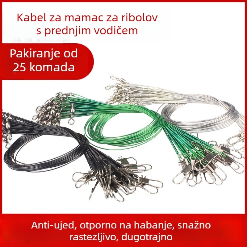 Glavna ribolovna linija s žičanim predvodnikom i linijom protiv ugriza, set za povezivanje štapa — Old Bian Fishing Gear (Brand: Old Bian Fishing Gear; Material: Wire line; Category: Fishing line; Strength: Other)