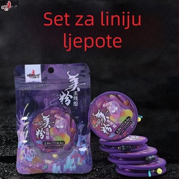 Mermaid Set glavne linije – najlon, precizno vezane podlinije, gotov set za ribolov