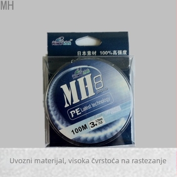 Glavna ribolovna linija MH, PE materijal, vrlo jaka, pakiranje 10 kutija