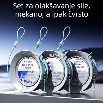 Set glavne ribarske linije – bez čvora, fleksibilan i čvrst, visoka napetost – Model F989TJJTHS8755