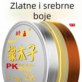 Muzi Najlonska glavna linija za ribolov — snažna vučna snaga, pakiranje 300 kom.