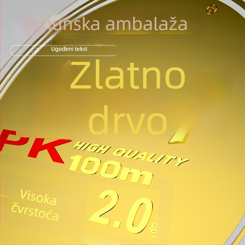 Muzi Najlonska glavna linija za ribolov — snažna vučna snaga, pakiranje 300 kom.
