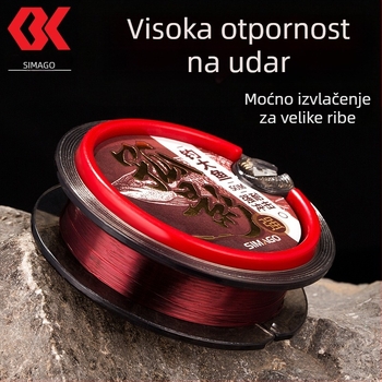 Simago najlon za ribolov – glavna linija, 6 rolni u kutiji
