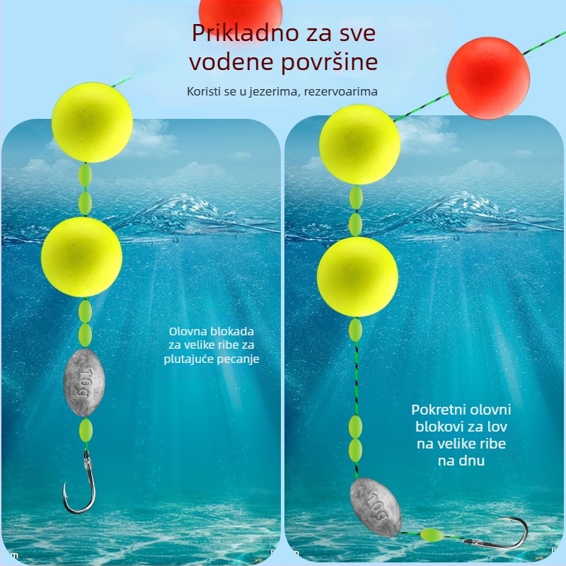 Glavna ribolovna linija Baiqi, PE materijal, dobra čvrstoća