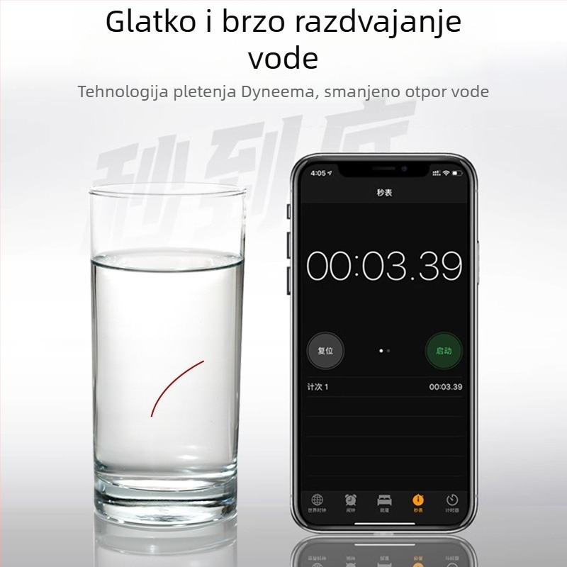 HIRAM PE glavna ribolovna linija — snažna vučna snaga, kutija 100 kom.
