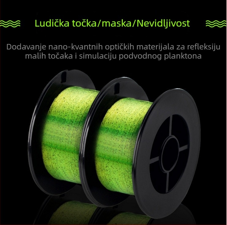 Nylon glavna linija za ribolov, snaga 15 lb, pakiranje 30