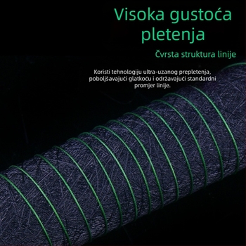 Quality 8-slojna PE glavna linija za ribolov – glatka, otporna na trošenje, jaka, čvrsto pletena