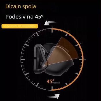 Čelna lampica, punjiva, vodootporna, za noćni ribolov, prijenosna