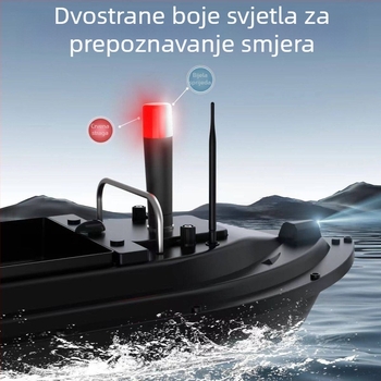 Brodna noćna navigacijska svjetiljka – LED, kućište ABS+PC, punjivo napajanje, model T1, inteligentni dodirni prekidač