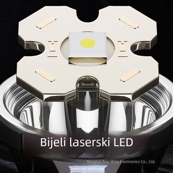Ruibao čelna lampa – LED visoke jačine, za vanjsku upotrebu, dugi domet, odvojiva, punjiva, ultra jaka za noćni ribolov i rudarenje