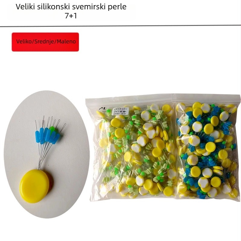 Silikonske ribolovne kuglice 7+1 u velikom pakiranju