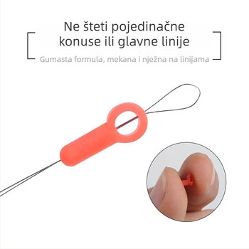 Kesi gumene kuglice za kameniti ribolov – sprječavanje sudara i gubitka pozicije (Podrijetlo: Kina; Materijal: Guma)