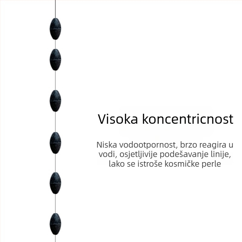 Set dodatne opreme za ribolov - Space Bean, 48 paketa po ploči, visoka koncentričnost