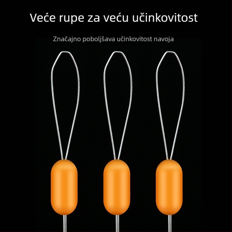 Kucheng silikonska pozicionirajuća perla za ribarsku liniju – visoka koncentriranost, lako prolaženje, spacer perla za natjecateljske linije