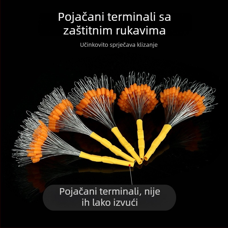 Kucheng silikonska pozicionirajuća perla za ribarsku liniju – visoka koncentriranost, lako prolaženje, spacer perla za natjecateljske linije