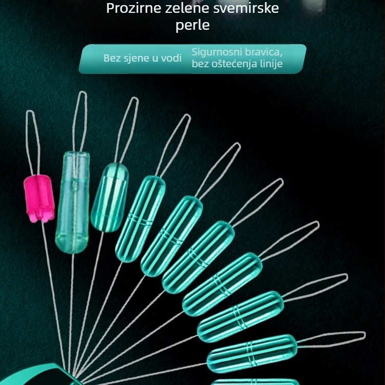 Set ribolovnih dodataka – Materijal: svila cvijeta, Space Bean set od 10 komada, uključuje glavnu liniju i male komponente