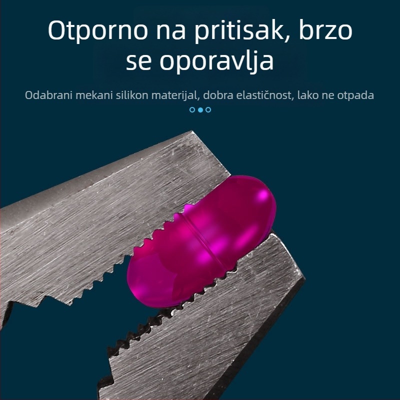 Silikonske ribolovne perle – maslinastog oblika, zaključavajuće velike perle za morski ribolov (Materijal: silikon)