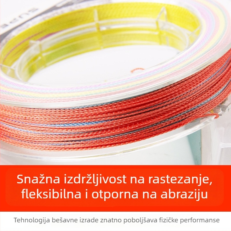 Glavna ribolovna linija, PE materijal, visoka čvrstoća, duljina 100 m