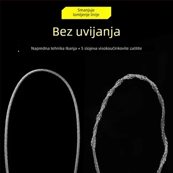 Glavna ribolovna linija – PE materijal, jačina 6–100 lb, 20 komada u kutiji, marka famous eyes (PE, 6–100 lb, 20 kom.)