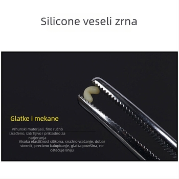 Oprema za ribolov: silikonske perle, otporne gumene perle, cilindrične razmakne perle 7+1
