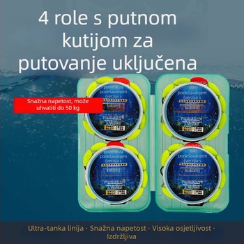 Set glavne ribolovne linije s plovkom od sedam zvjezdica, gotov tradicionalni no-tune komplet; materijal: Dali horse line; mjesto ribolova: rijeka