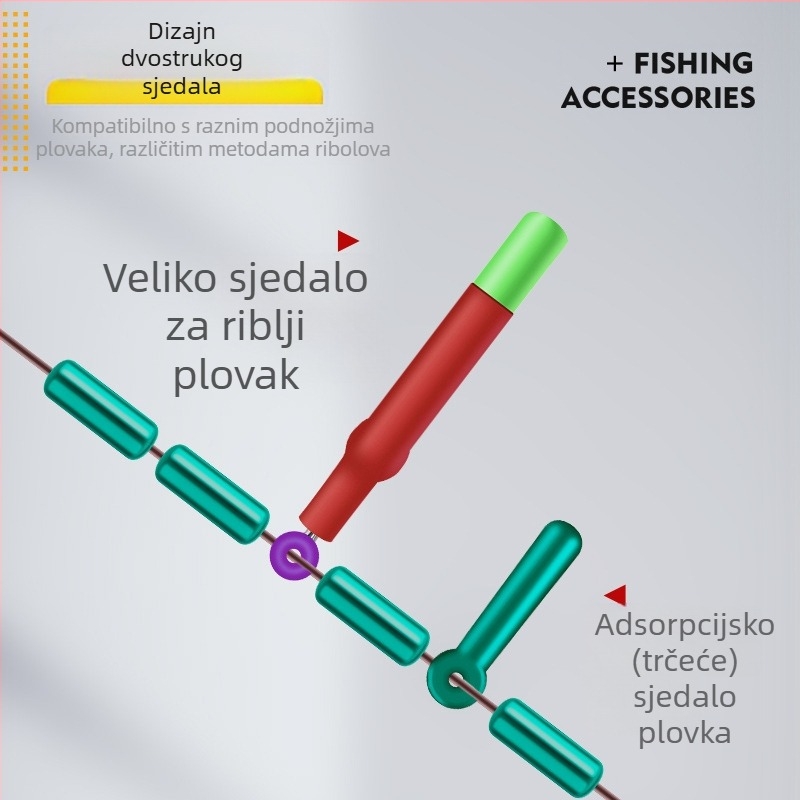 Qianshouji glavna linija – komplet za slatkovodni ribolov s dijamantnim čvorovima, PE ojačanim čvorovima i pletenim Dyneema