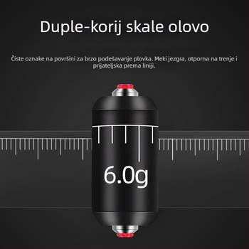 Glavna ribolovna linija od nano-kompozita, izjemno mekana, za divlji ribolov