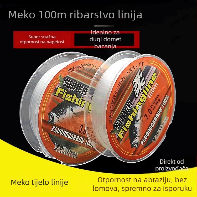 Shangmingchuan najlon glavna linija za ribolov – jaka linija, 200 komada
