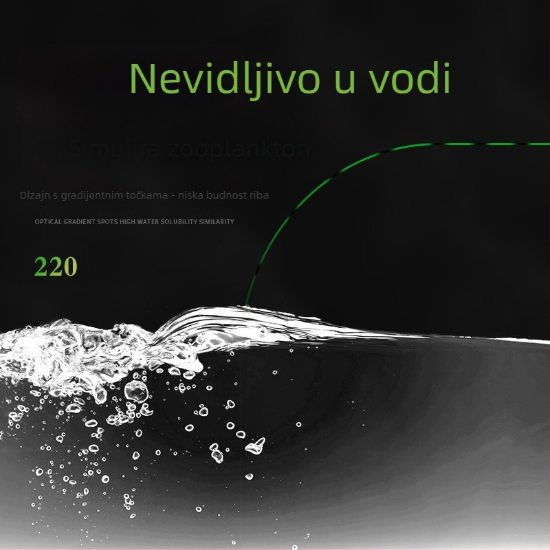 Glavna najlonska ribolovna linija, visoka čvrstoća, duljina 220 m, pakiranje 200 komada
