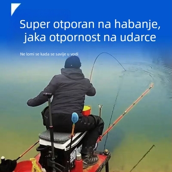 Set glavne linije za ribolov s motivom sirene i francuskih točkica, bez čvorova, unaprijed zavezan