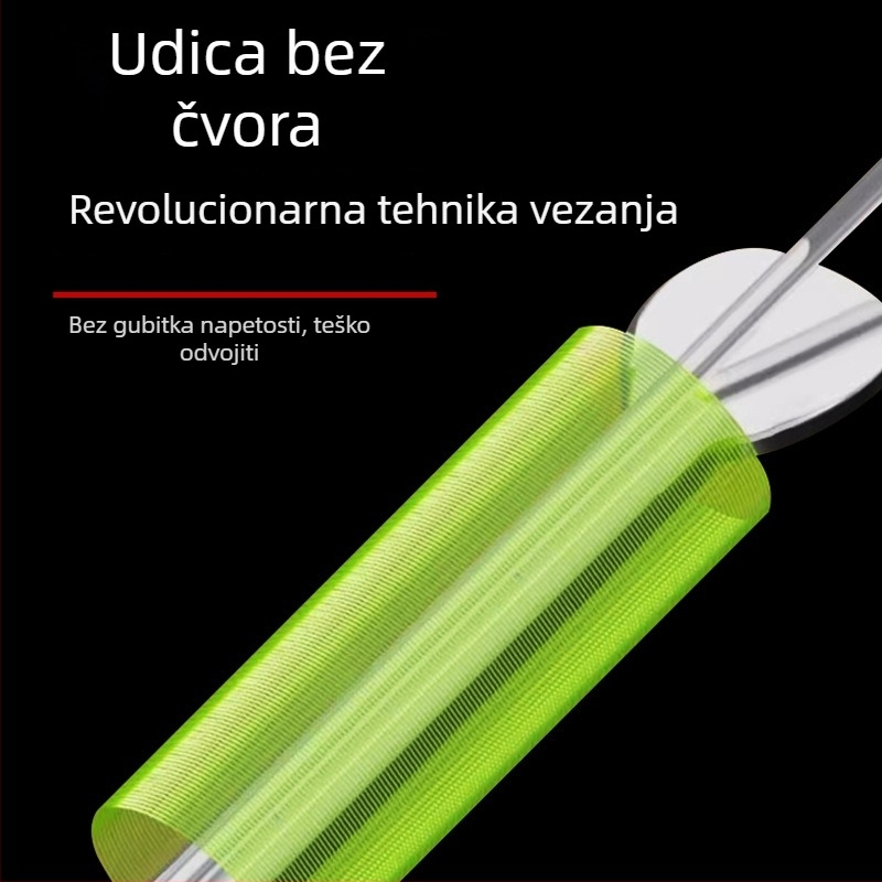 Gotov rig s dvostrukim udicama, bez čvora, za velike ribe i natjecateljski ribolov