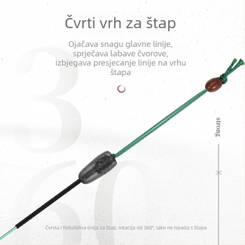 Glavna ribolovna linija – najlon, nosivost 20 kg, pakiranje 500 komada, Drooping string