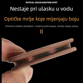 Kaisi Glavna ribolovna linija – Unaprijed vezan nevidljivi vodilac, PE linija – komplet