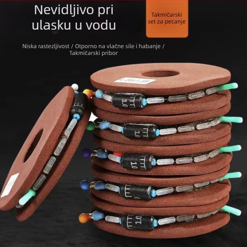 Kaisi Glavna ribolovna linija – Unaprijed vezan nevidljivi vodilac, PE linija – komplet