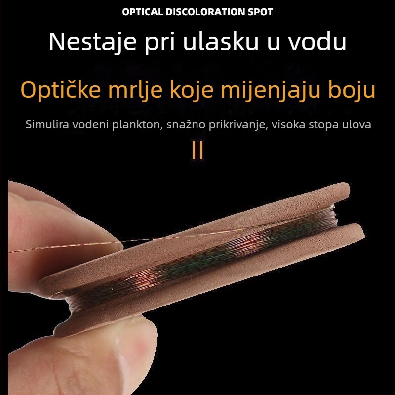Kaisi Glavna ribolovna linija – Unaprijed vezan nevidljivi vodilac, PE linija – komplet